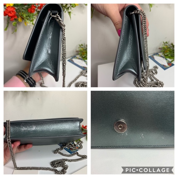 SOLD❌Givenchy Metallic Emblem Chain Wallet - Picture 6 of 8